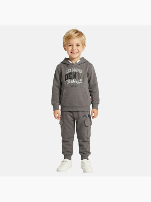 Lee Cooper - Sweat à capuche et pantalon de jogging avec imprimé - Kiabi