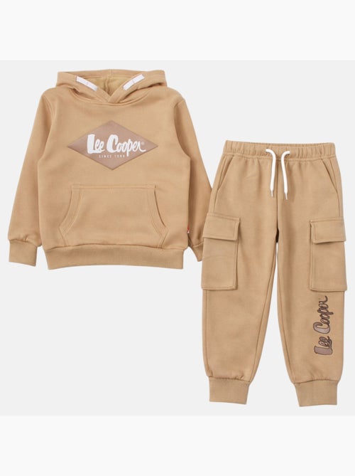 Lee Cooper - Sweat à capuche et pantalon de jogging avec poches - Kiabi