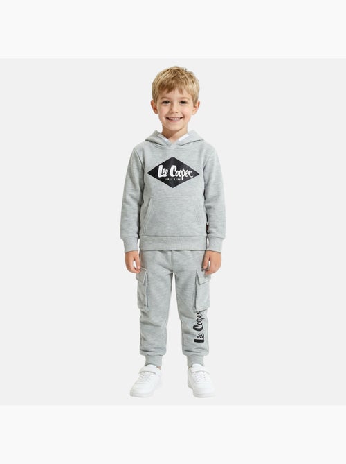 Lee Cooper - Sweat à capuche et pantalon de jogging avec poches - Kiabi