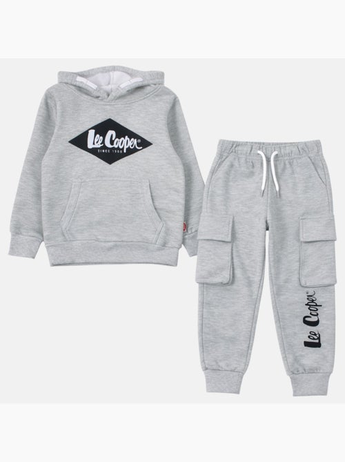 Lee Cooper - Sweat à capuche et pantalon de jogging avec poches - Kiabi