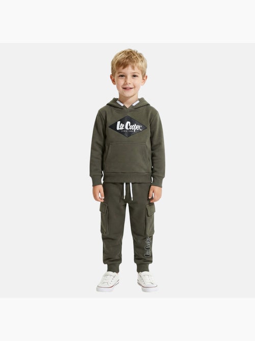 Lee Cooper - Sweat à capuche et pantalon de jogging avec poches - Kiabi