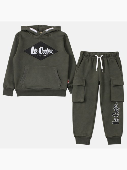 Lee Cooper - Sweat à capuche et pantalon de jogging avec poches - Kiabi