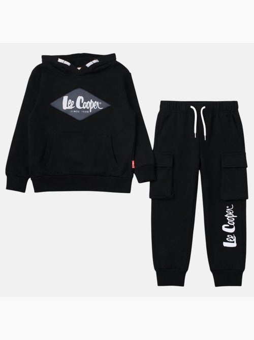 Lee Cooper - Sweat à capuche et pantalon de jogging avec poches - Kiabi