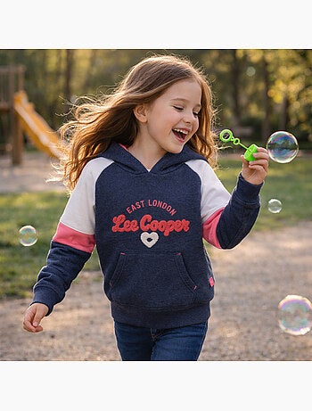 Lee Cooper - Sweat à capuche fille imprimé