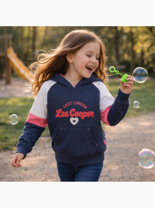 Lee Cooper - Sweat à capuche fille imprimé - Kiabi Lee Cooper - Sweat à capuche fille imprimé - Kiabi