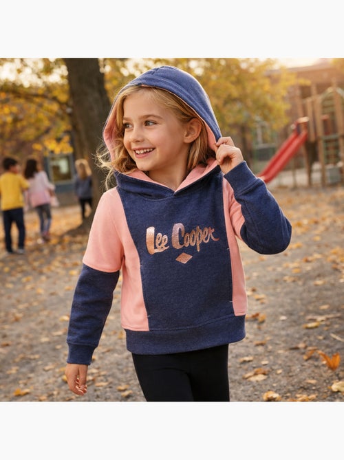 Lee Cooper - Sweat à capuche fille imprimé - Kiabi