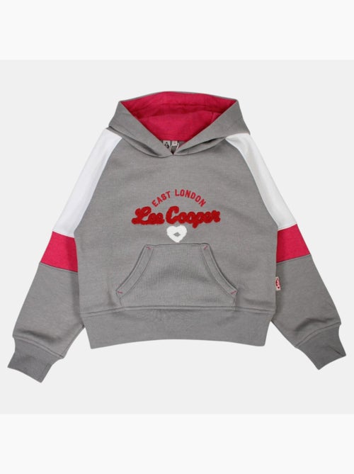 Lee Cooper - Sweat à capuche fille imprimé - Kiabi
