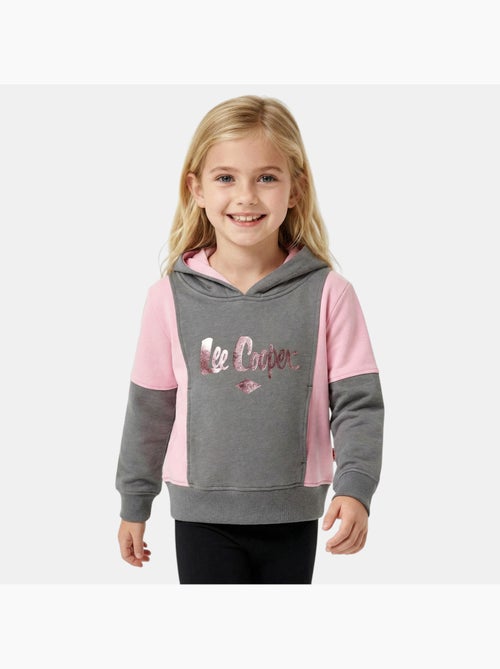 Lee Cooper - Sweat à capuche fille imprimé - Kiabi