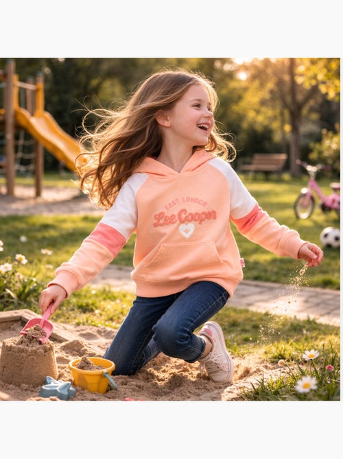 Lee Cooper - Sweat à capuche fille imprimé - Kiabi Lee Cooper - Sweat à capuche fille imprimé - Kiabi