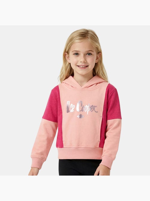 Lee Cooper - Sweat à capuche fille imprimé - Kiabi Lee Cooper - Sweat à capuche fille imprimé - Kiabi
