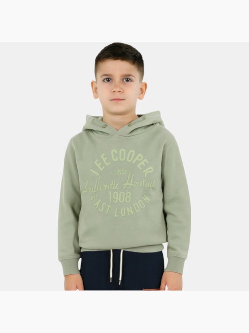 Lee Cooper - Sweat à capuche garçon imprimé - Kiabi Lee Cooper - Sweat à capuche garçon imprimé - Kiabi