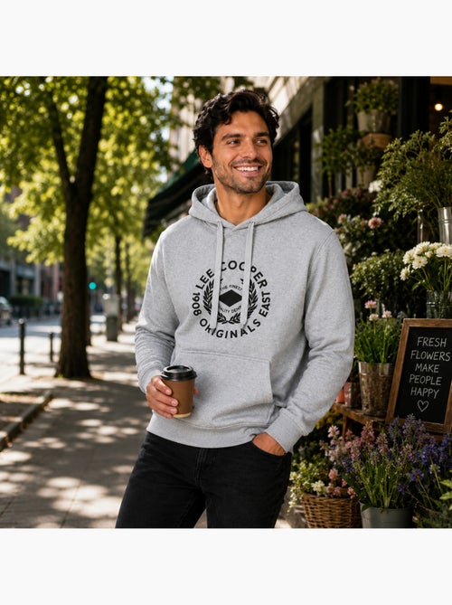 Lee cooper - sweat à capuche homme - Kiabi