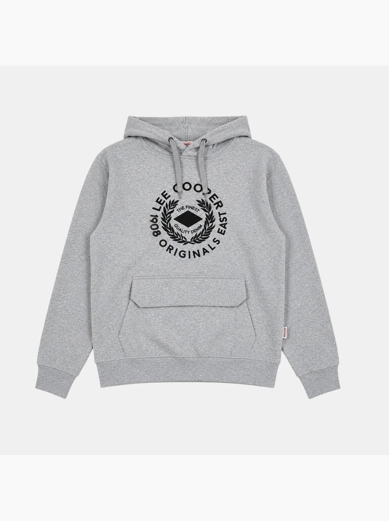 Lee cooper - sweat à capuche homme Gris - Kiabi