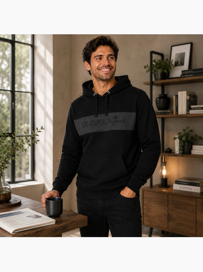 Lee cooper - sweat à capuche homme Noir - Kiabi