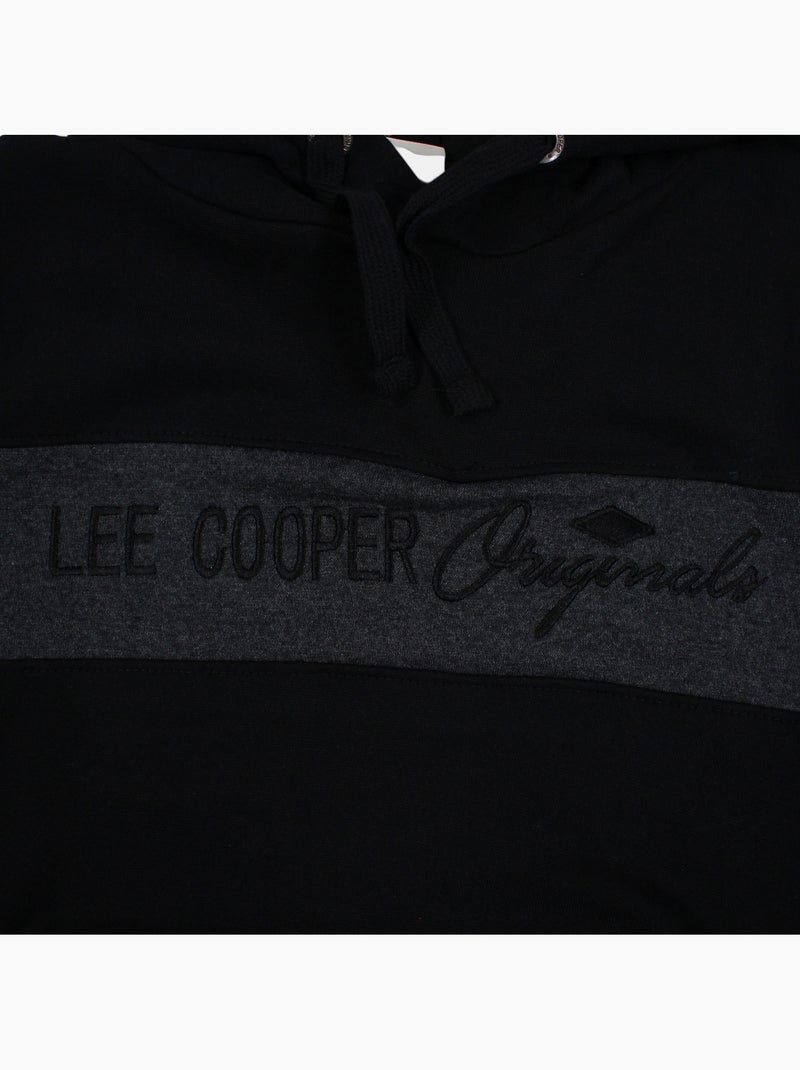 Lee cooper - sweat à capuche homme Noir - Kiabi