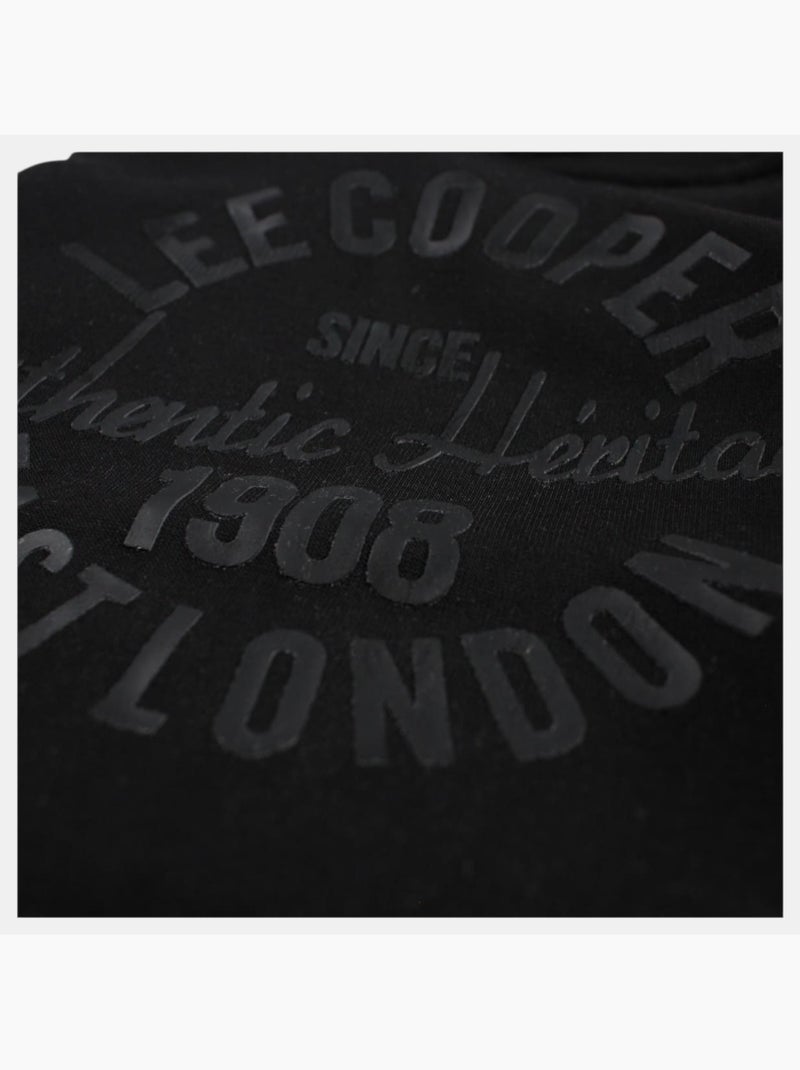 Lee cooper - sweat à capuche imprimé, manches longues Noir - Kiabi