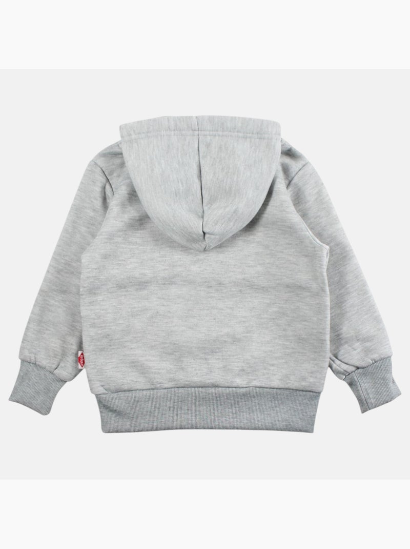 Lee Cooper - Sweat ? capuche gar?on imprim? Gris - Kiabi