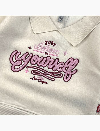 Lee Cooper - Sweater meisje bedrukt