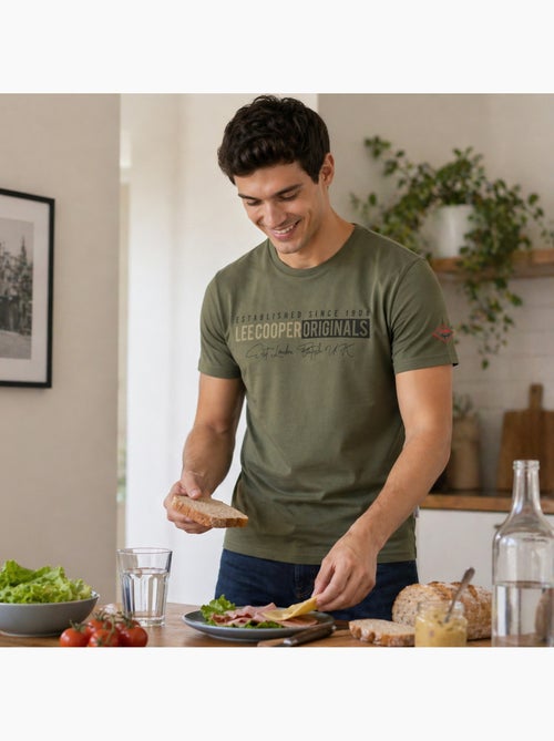 Lee Cooper - T-shirt avec avec Design homme - Kiabi