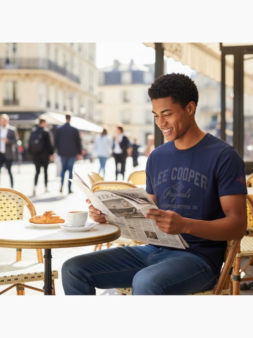 Lee Cooper - T-shirt avec avec écriture homme - Kiabi