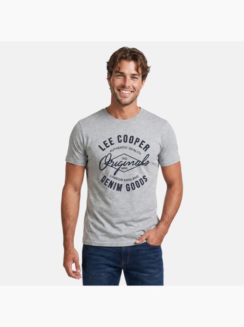 Lee Cooper - T-shirt avec avec écriture homme - Kiabi Lee Cooper - T-shirt avec avec écriture homme - Kiabi