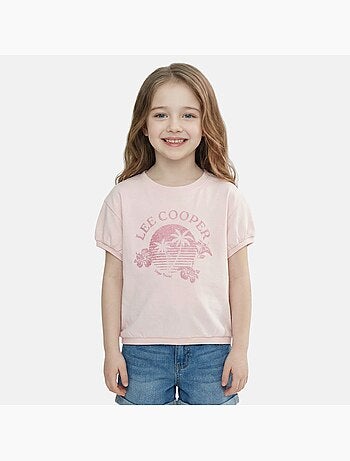 Lee Cooper - T shirt fille manches courtes
