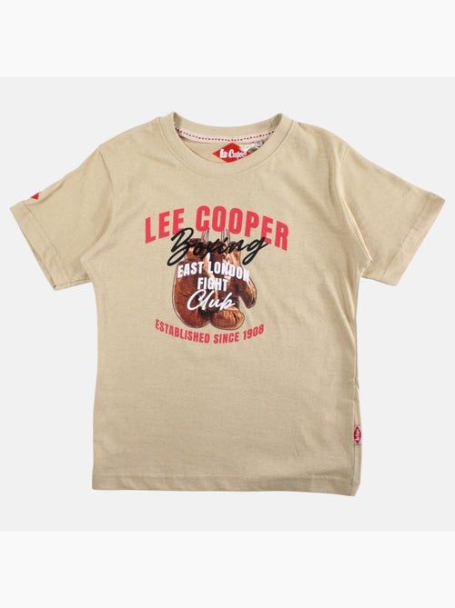 Lee Cooper - T shirt garçon manches courtes imprimé - Kiabi