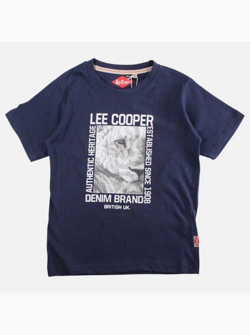 Lee Cooper - T shirt garçon manches courtes imprimé - Kiabi