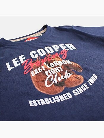 Lee Cooper - T shirt garçon manches courtes imprimé