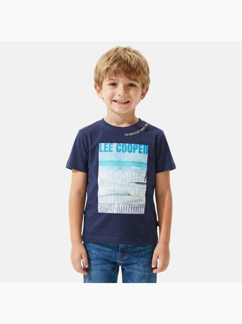 Lee Cooper - T shirt garçon manches courtes imprimé - Kiabi