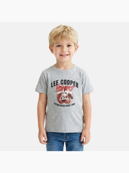 Lee Cooper - T shirt garçon manches courtes imprimé - Kiabi