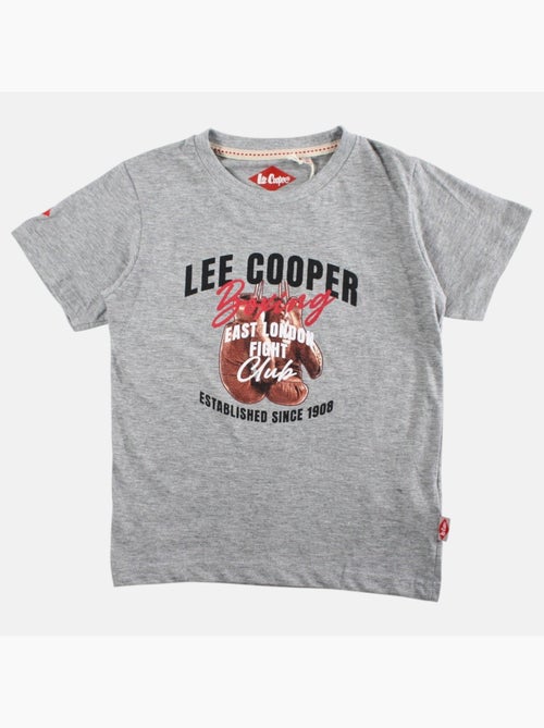 Lee Cooper - T shirt garçon manches courtes imprimé - Kiabi