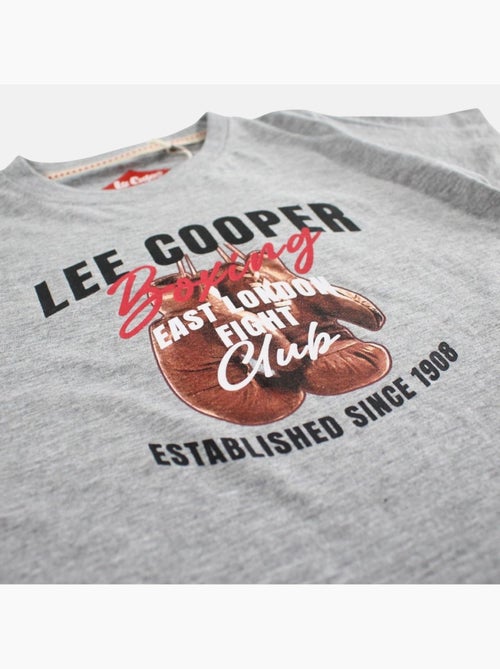 Lee Cooper - T shirt garçon manches courtes imprimé - Kiabi