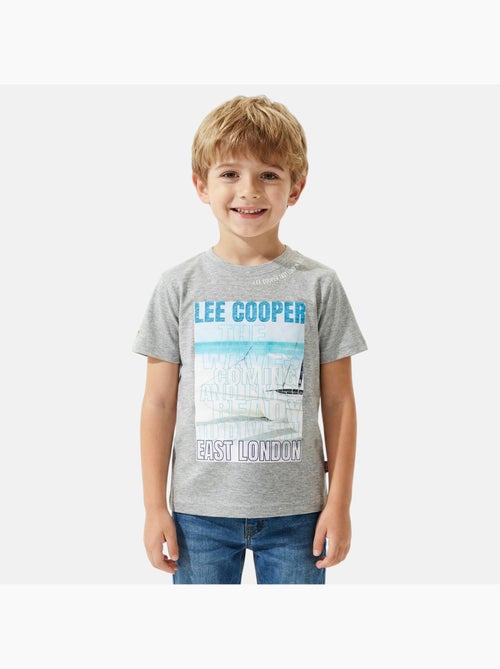 Lee Cooper - T shirt garçon manches courtes imprimé - Kiabi