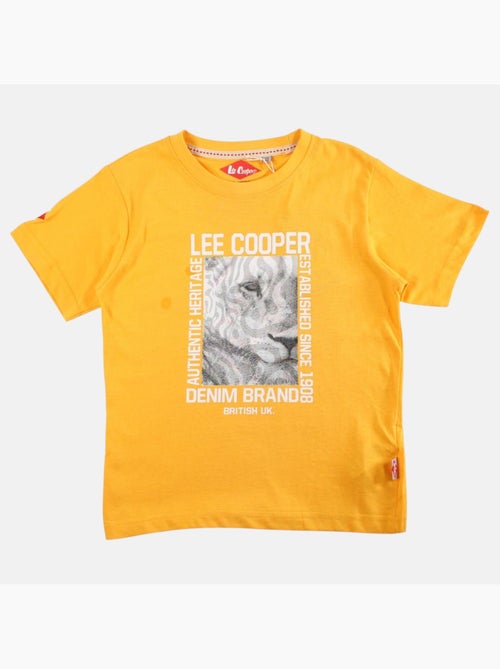 Lee Cooper - T shirt garçon manches courtes imprimé - Kiabi