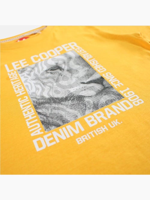 Lee Cooper - T shirt garçon manches courtes imprimé - Kiabi