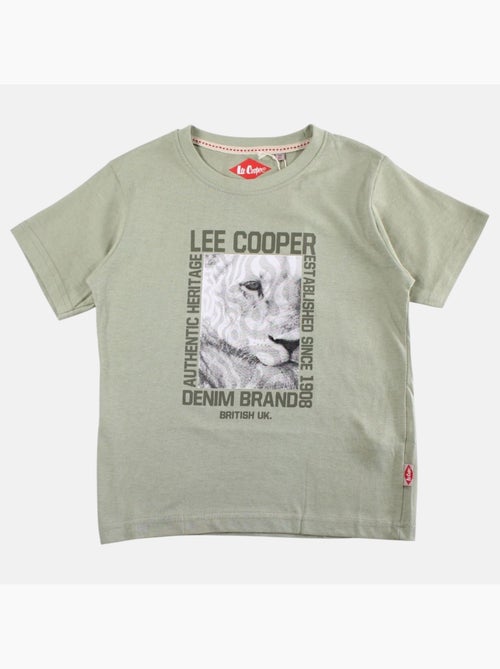 Lee Cooper - T shirt garçon manches courtes imprimé - Kiabi