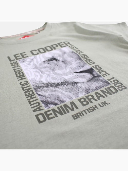 Lee Cooper - T shirt garçon manches courtes imprimé - Kiabi
