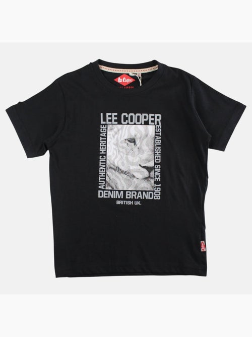 Lee Cooper - T shirt garçon manches courtes imprimé - Kiabi