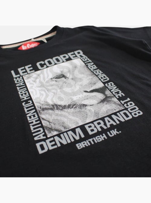 Lee Cooper - T shirt garçon manches courtes imprimé - Kiabi