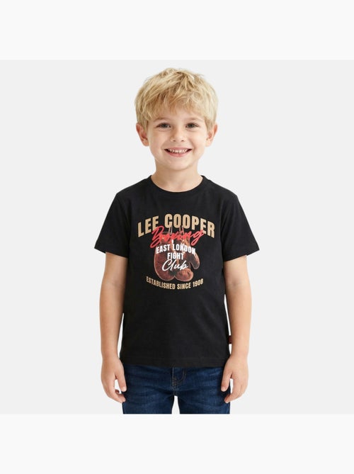 Lee Cooper - T shirt garçon manches courtes imprimé - Kiabi