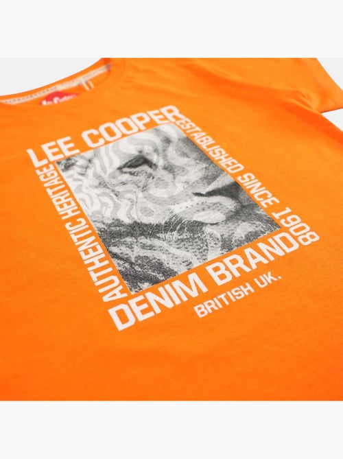 Lee Cooper - T shirt garçon manches courtes imprimé - Kiabi
