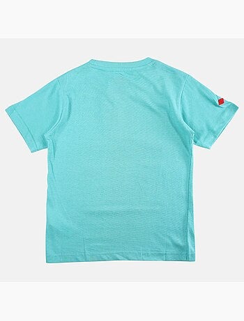 Lee Cooper - T shirt garçon manches courtes imprimé plage