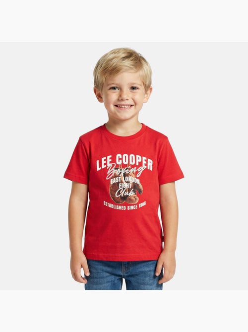 Lee Cooper - T shirt garçon manches courtes imprimé - Kiabi