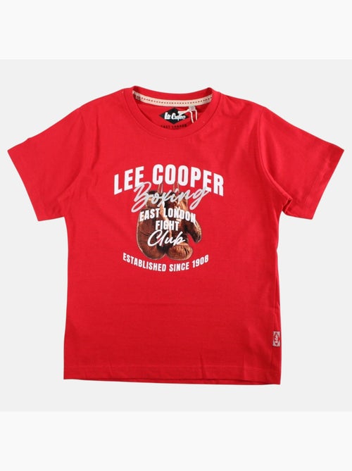 Lee Cooper - T shirt garçon manches courtes imprimé - Kiabi
