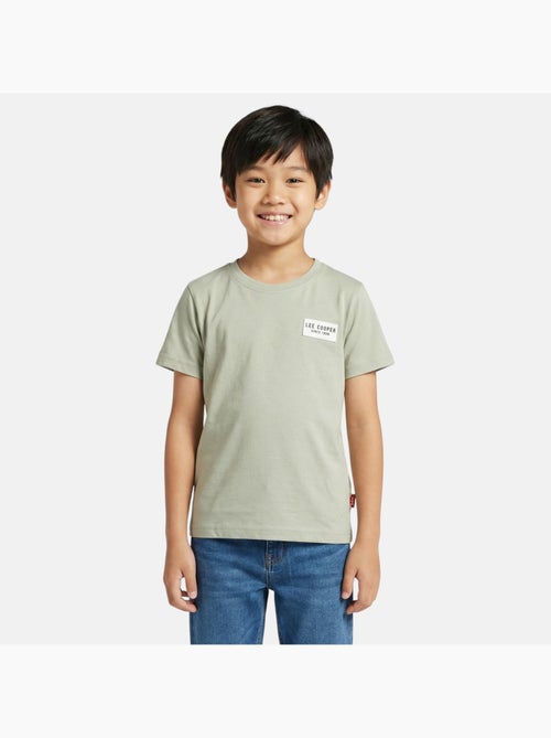Lee Cooper - T shirt garçon manches courtes - Kiabi