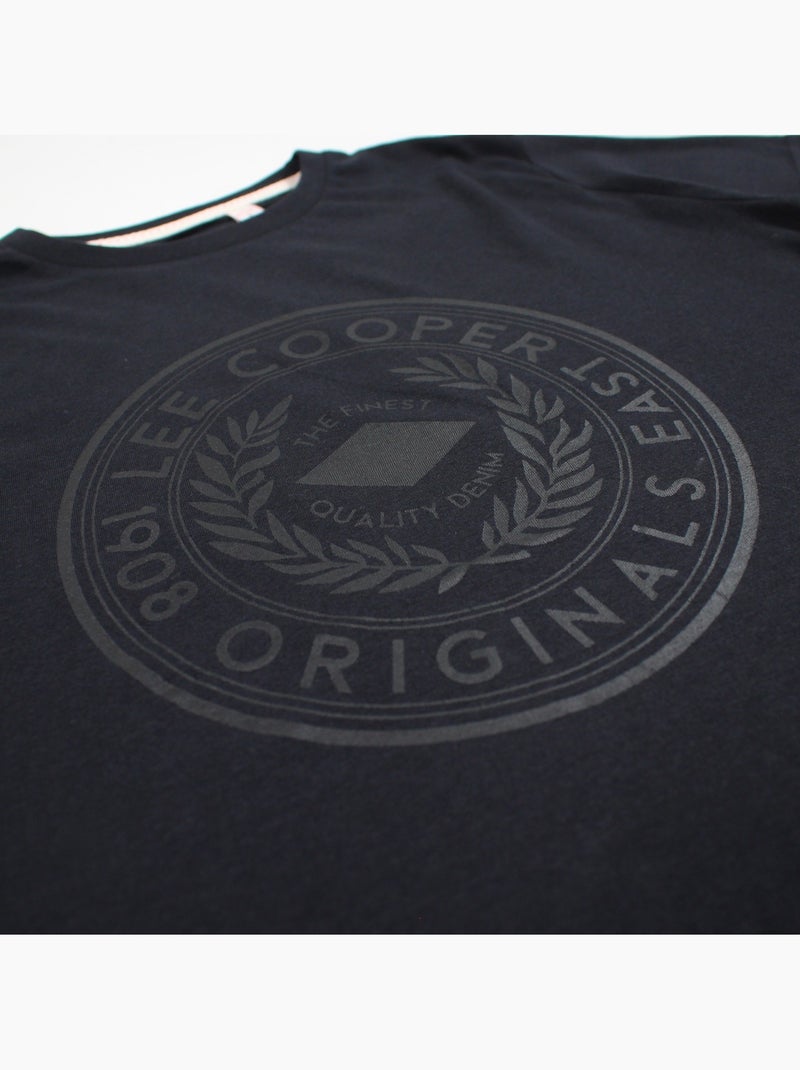 Lee Cooper - T-shirt korte mouwen  heren Zwart - Kiabi