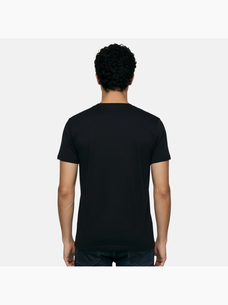 Lee Cooper - T-shirt korte mouwen  heren Zwart - Kiabi