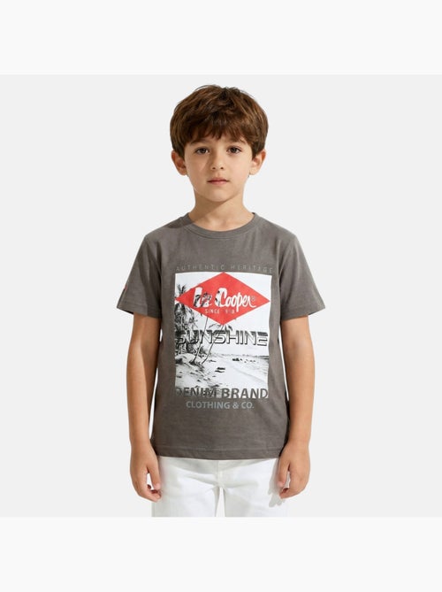 Lee Cooper - T-shirt korte mouwen jongen - Kiabi Lee Cooper - T-shirt korte mouwen jongen - Kiabi