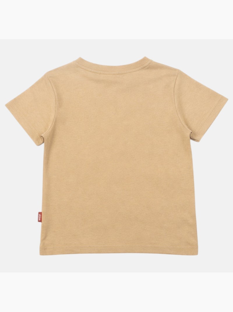 Lee Cooper - T-shirt korte mouwen  jongen Beige - Kiabi